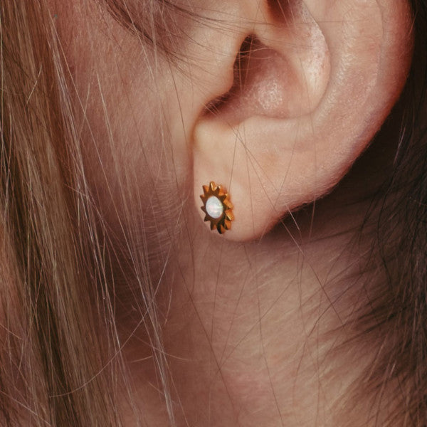 CAIRO OPAL SUN STUD EARRINGS