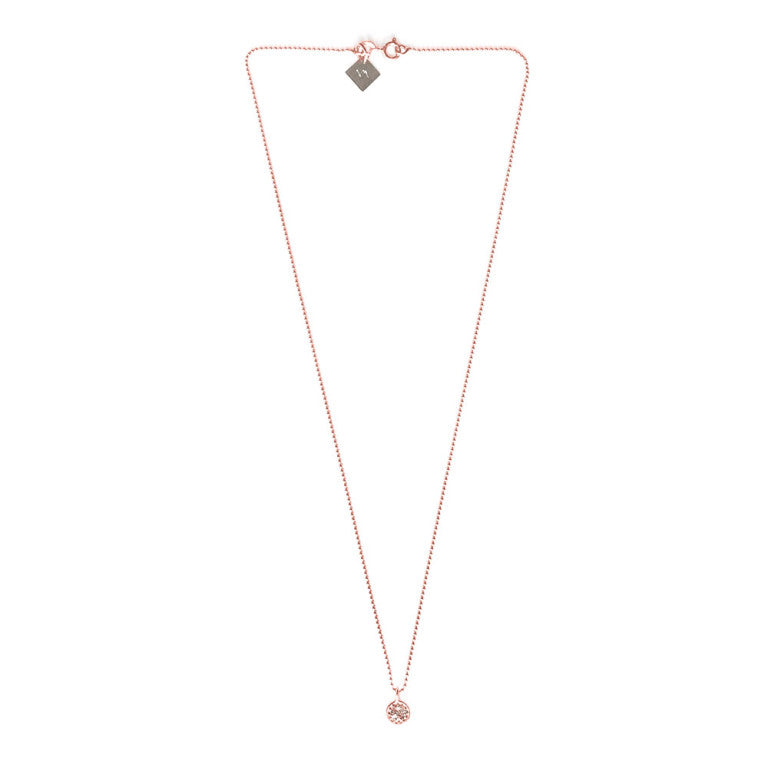 KYA PAVÉ DIAMOND DISC NECKLACE