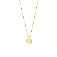 KYA PAVÉ DIAMOND DISC NECKLACE