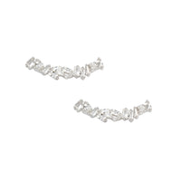 ALTA CRYSTAL BAGUETTE EAR CLIMBERS