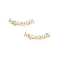 ALTA CRYSTAL BAGUETTE EAR CLIMBERS