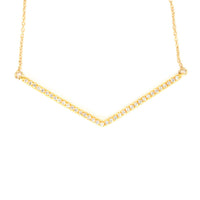 NOVA CRYSTAL PAVÉ V NECKLACE