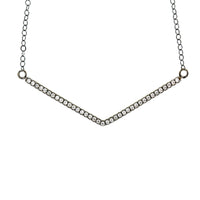 NOVA CRYSTAL PAVÉ V NECKLACE