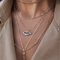 JACKIE COGNAC CRYSTAL LAYERS