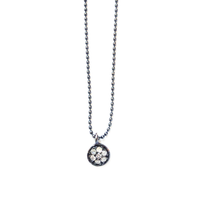 KYA PAVÉ DIAMOND DISC NECKLACE