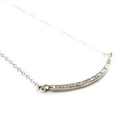SESSILEE PAVÉ DIAMOND BAR NECKLACE