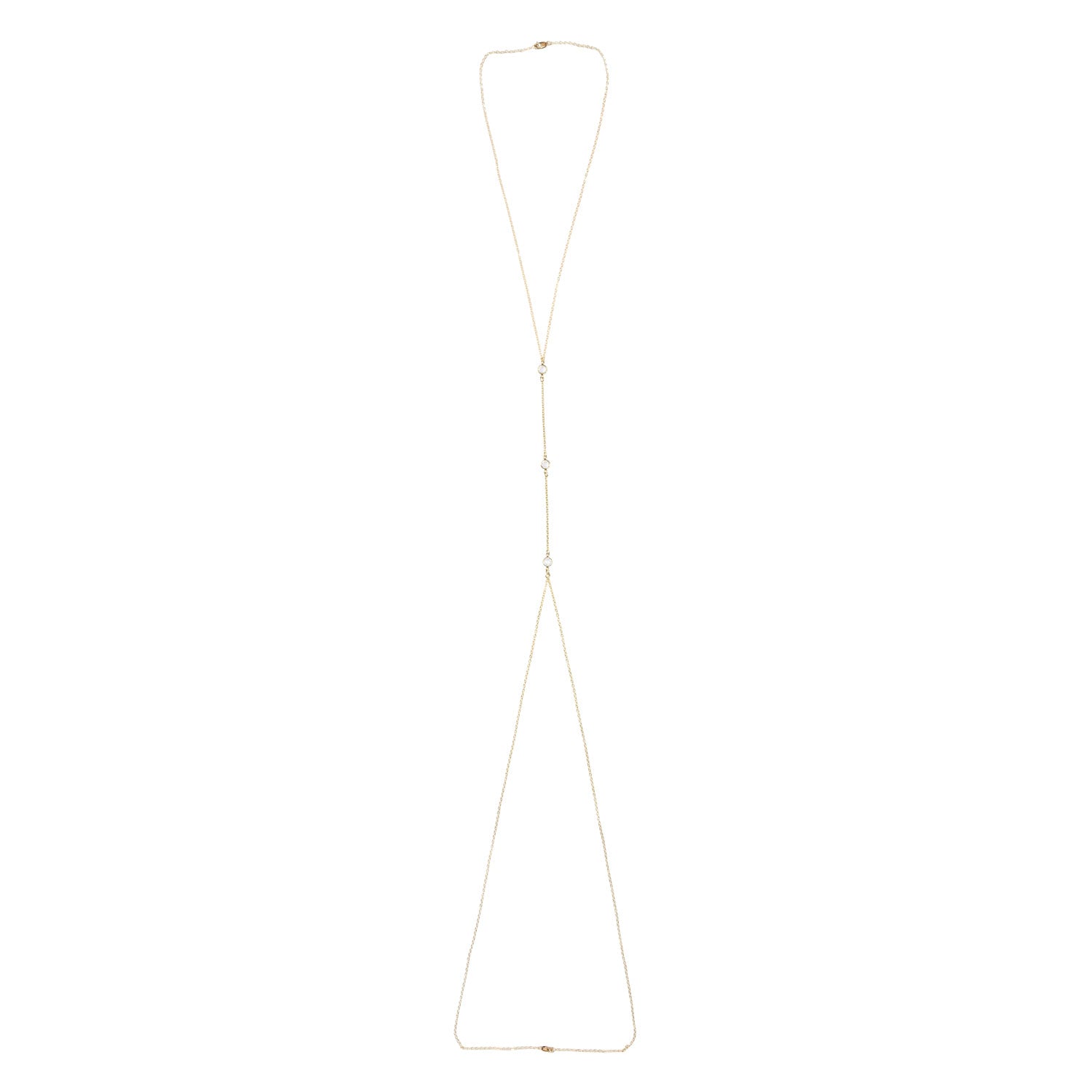 SIMCA SWAROVSKI CRYSTAL BODY CHAIN