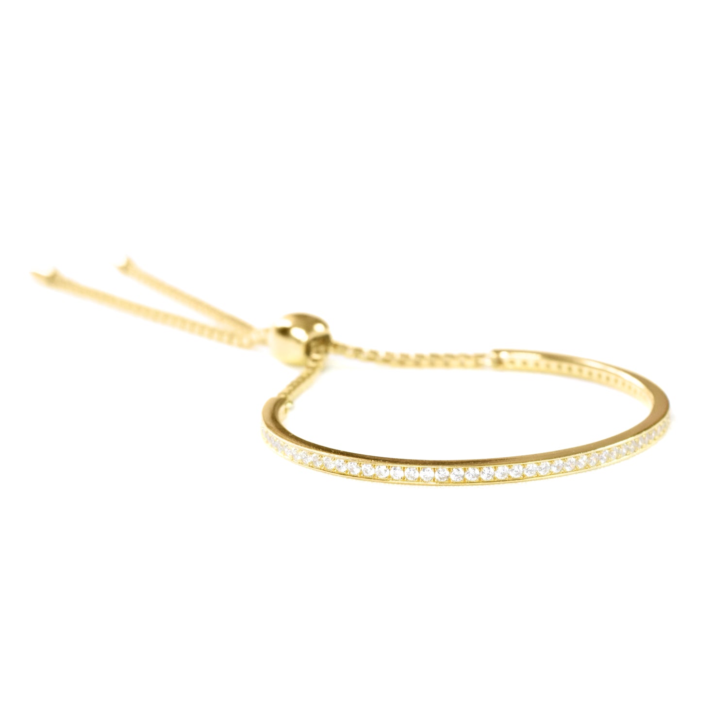 CANNES CRYSTAL ADJUSTABLE CHAIN BRACELET